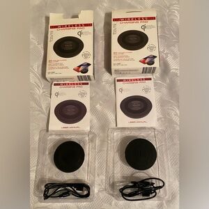 Lot of 2 Tzumi Wireless Charging Pad with 3 ft Cable 5W